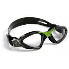 Aqua Sphere Kayenne zwembril transparante lens zwart-groen